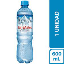 AGUA SAN MATEO SIN GAS 600 ML